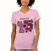 15th Birthday Pink Zebra Custom Name V025A4J4