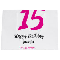 15th birthday quiencenera add date year pink templ