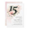 15th Birthday Quinceanera Rustic Floral Modern