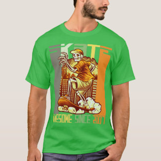 15th Birthday Skateboard Lovers Skater Awesome Sin T-Shirt