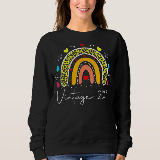 15th Birthday Vintage 2007 Rainbow Birthday 1 Sweatshirt