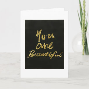 **15th BIRTHDAY & YOU ARE BEAUTIFUL** Card