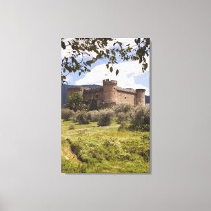 15Th Century Castle Of The Duke Of Alburquerque Canvas Print