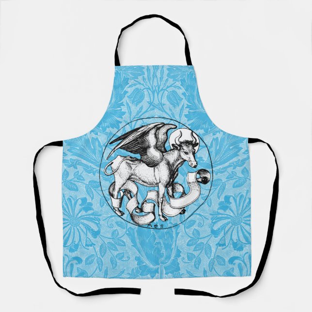 15th Century St Luke's Emblem Winged Bull Apron (Front)