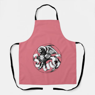 15th Century St Mark's Emblem Winged Lion Apron