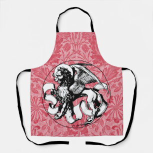 15th Century St Mark's Emblem Winged Lion Apron