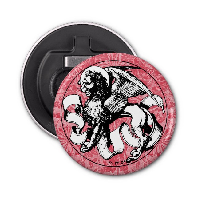 15th Century St Mark's Emblem Winged Lion Bottle Opener (Front)