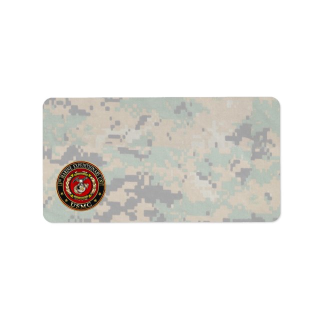 15th Marine Expeditionary Unit (15th MEU) [3D] Label (Front)