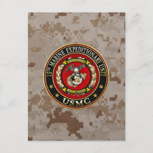 15th Marine Expeditionary Unit (15th MEU) [3D] Postcard