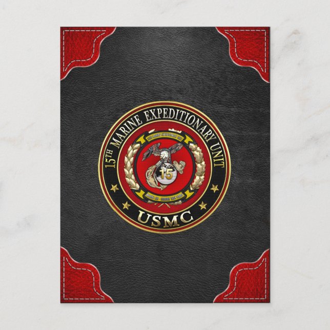 15th Marine Expeditionary Unit (15th MEU) [3D] Postcard (Front)
