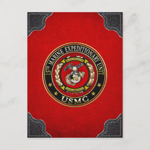 15th Marine Expeditionary Unit (15th MEU) [3D] Postcard