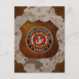 15th Marine Expeditionary Unit (15th MEU) [3D] Postcard