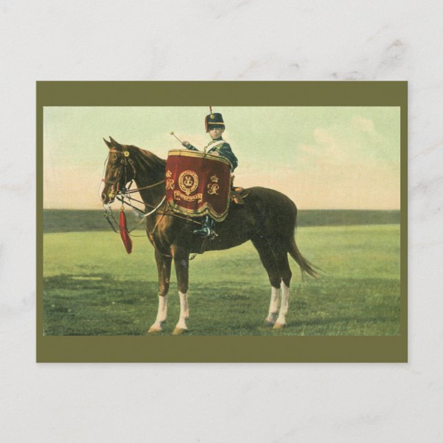 15th The King's Hussars Little Drummer boy Postcard (Front)