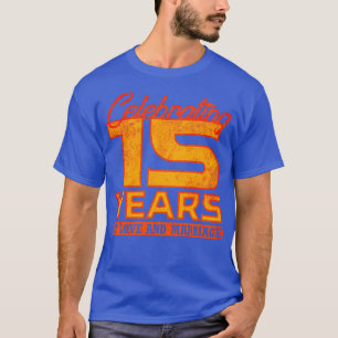 15th Wedding Anniversary 15 Years Of Marriage 4 T-Shirt