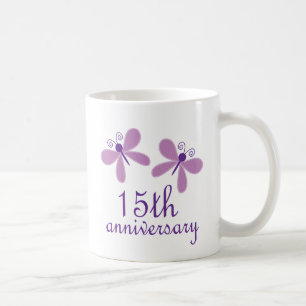 15th Wedding Anniversary Coffee Mug