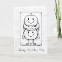 15th Wedding Anniversary Electrical Socket