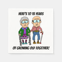 15th Wedding Anniversary Growing Old