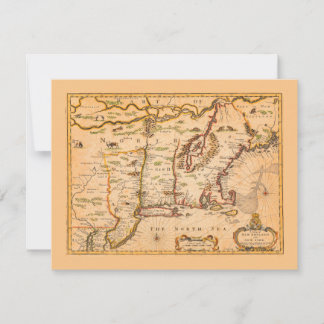 1600s New England Map Native American Settlements