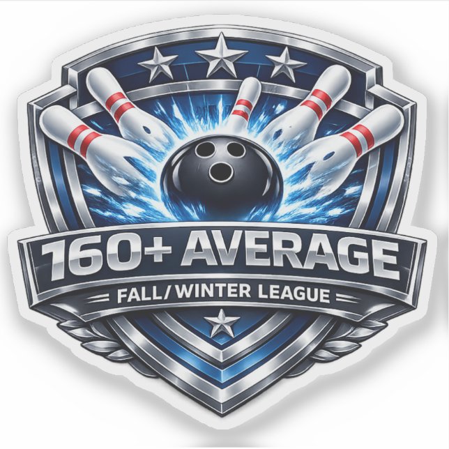 160+ Bowling Average | Fall / Winter League (Front)