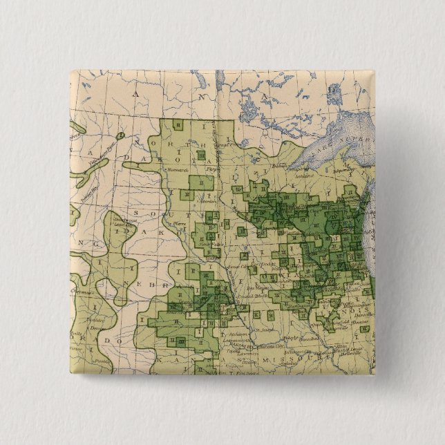 160 Rye/sq mile 15 Cm Square Badge (Front)