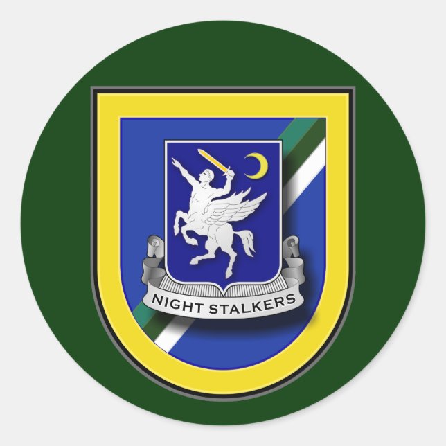 160th Aviation - Special Operations - Airborne 1 Classic Round Sticker (Front)