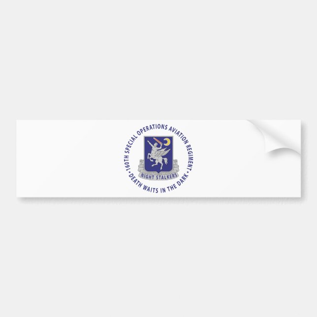 160th SOAR - Night Stalkers Bumper Sticker (Front)
