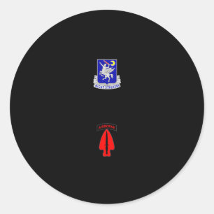 160Th Soar Night Stalkers Classic Round Sticker