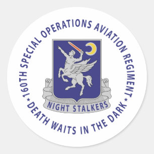 160th SOAR - Night Stalkers Classic Round Sticker