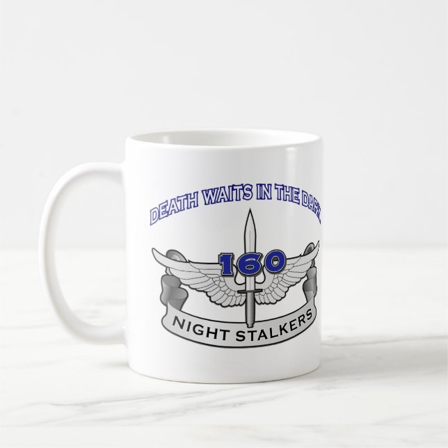 160th SOAR pin and beret flash 1 Coffee Mug (Left)