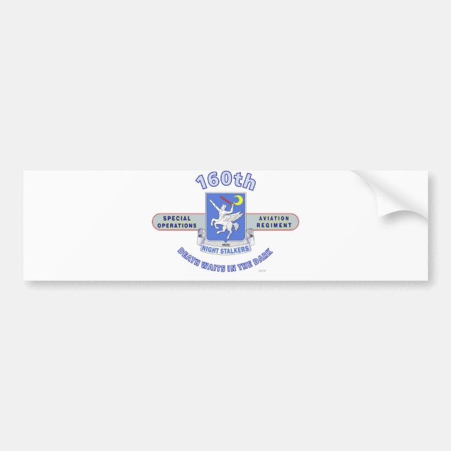160TH SPECIAL OPERATION AVIATION REGIMENT SOAR BUMPER STICKER (Front)