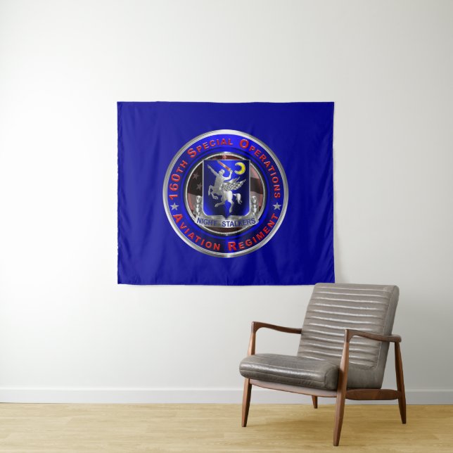 160th Special Operations Aviation NIGHT STALKERS   Tapestry (In Situ (Horizontal))