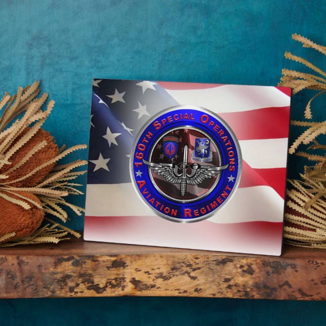 160th Special Operations Aviation “NIGHTSTALKERS”  Plaque (Side)