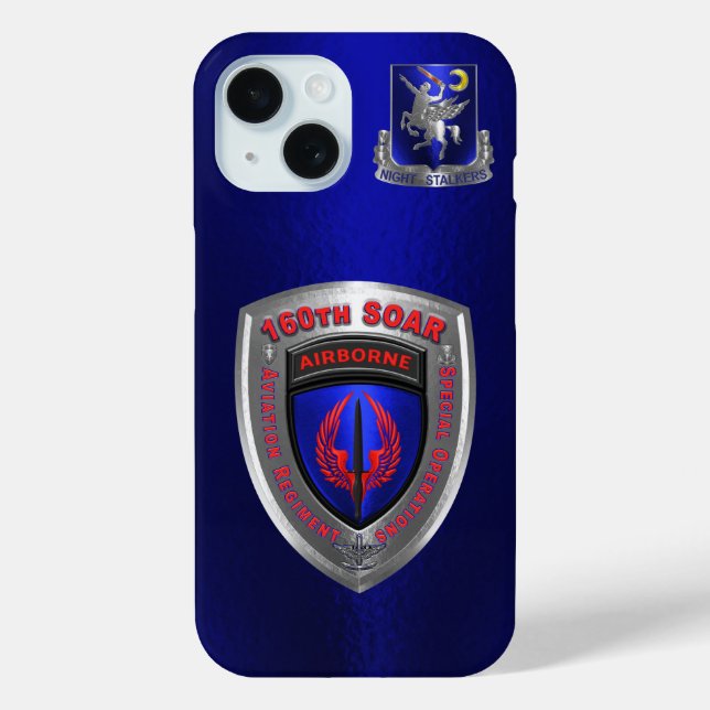 160th Special Operations Aviation Regiment SOAR Case-Mate iPhone Case (Back)