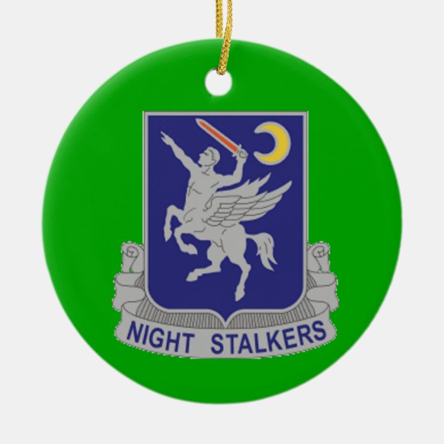 160th Special Operations Regiment Ceramic Tree Decoration (Front)
