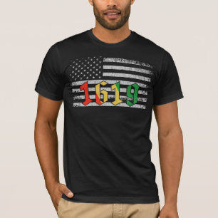 1619 Our Ancestors African Pride Black History T-Shirt