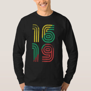 1619 Our Ancestors Heritage Vintage African Americ T-Shirt