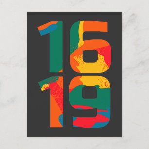 1619 Our Ancestors Pride African Black History Postcard