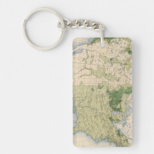 161 Barley/sq mile Key Ring