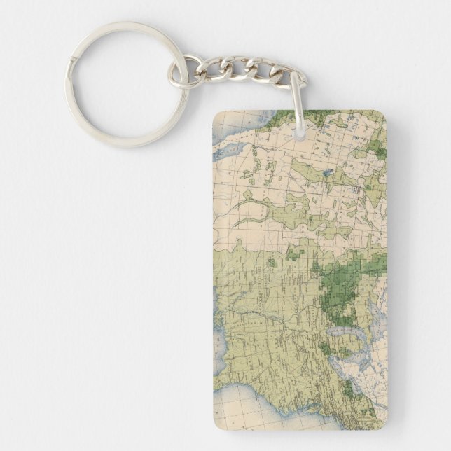 161 Barley/sq mile Key Ring (Front)