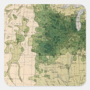162 Hay, forage/sq mile Square Sticker