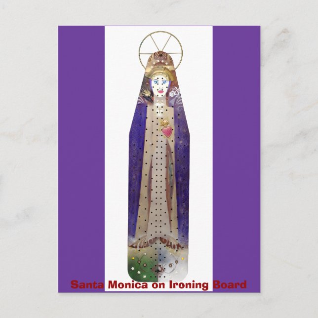 1641, Santa Monica on Ironing Board Postcard (Front)