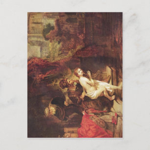1647 Rembrandt - Susanna und die beiden Alten Remb Postcard