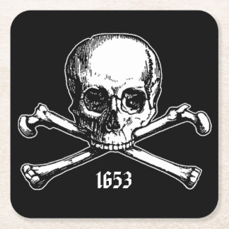 1653 Tribute paper bar coaster