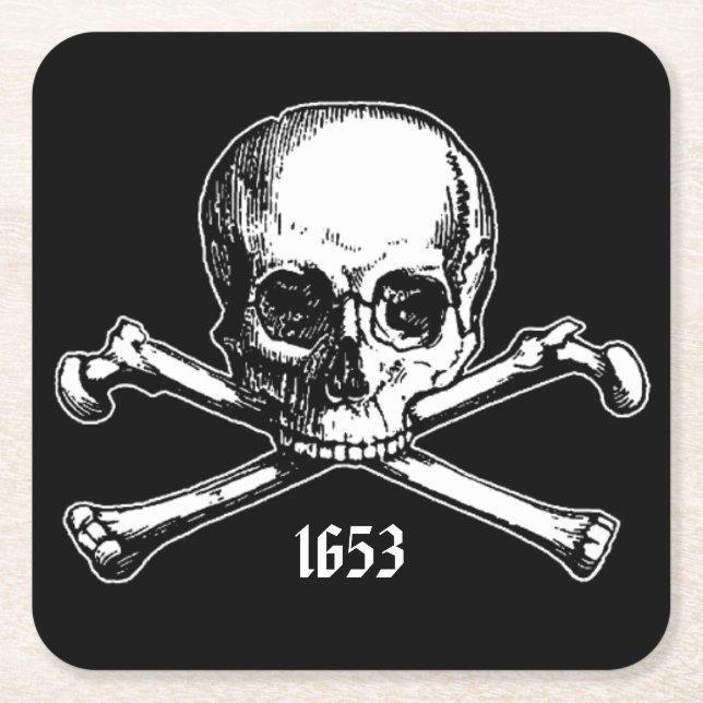 1653 Tribute paper bar coaster (Front)