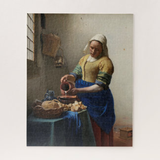 1657 Vermeer The Milkmaid Jigsaw Puzzle