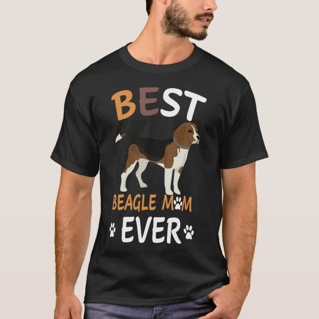 165 Best Beagle Mum Ever T-Shirt (Front)