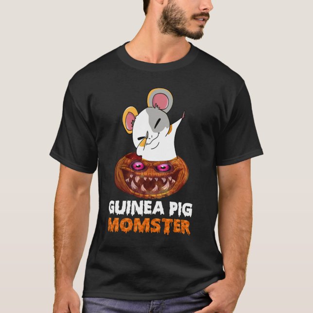 165 Guinea Pig Momster Halloween T-Shirt (Front)