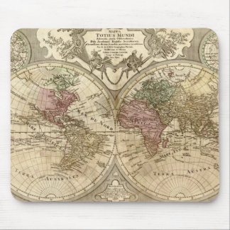 1690 Guillaume Old World Map Mouse Mat