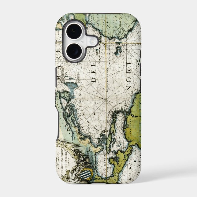 1691 Atlantic Nautical Chart (Back)