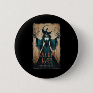 1692 They Missed One Halloween Feminist Witch Tria 6 Cm Round Badge